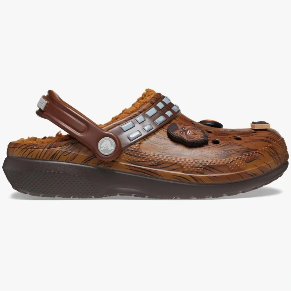 Stars x Crocs Classic Lined Clog Chewbacca - Size c 11 NEW